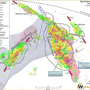 Martiniere Gold System, Plan View - Nov 9, 2021